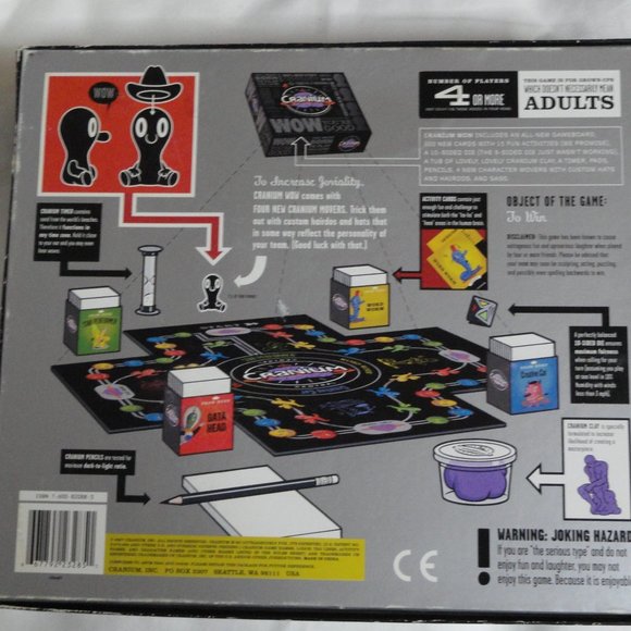 Cranium 3 In 1 Board Game Adult 4+ Players 2009 - 600 New Cards Great Condition - Picture 14 of 15
